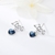 Picture of Zinc Alloy Platinum Plated Stud Earrings for Ladies