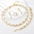 Picture of Wholesale Multi-tone Plated Big 4 Piece Jewelry Set