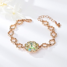 Show details for The Latest Designed Gold Plated Swarovski Element Bracelets