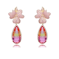 Picture of Inexpensive Gold Plated Big Dangle Earrings from Reliable Manufacturer