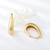 Picture of Dubai Gold Plated Small Hoop Earrings with Speedy Delivery