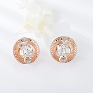 Picture of Purchase Gold Plated Medium Stud Earrings Exclusive Online