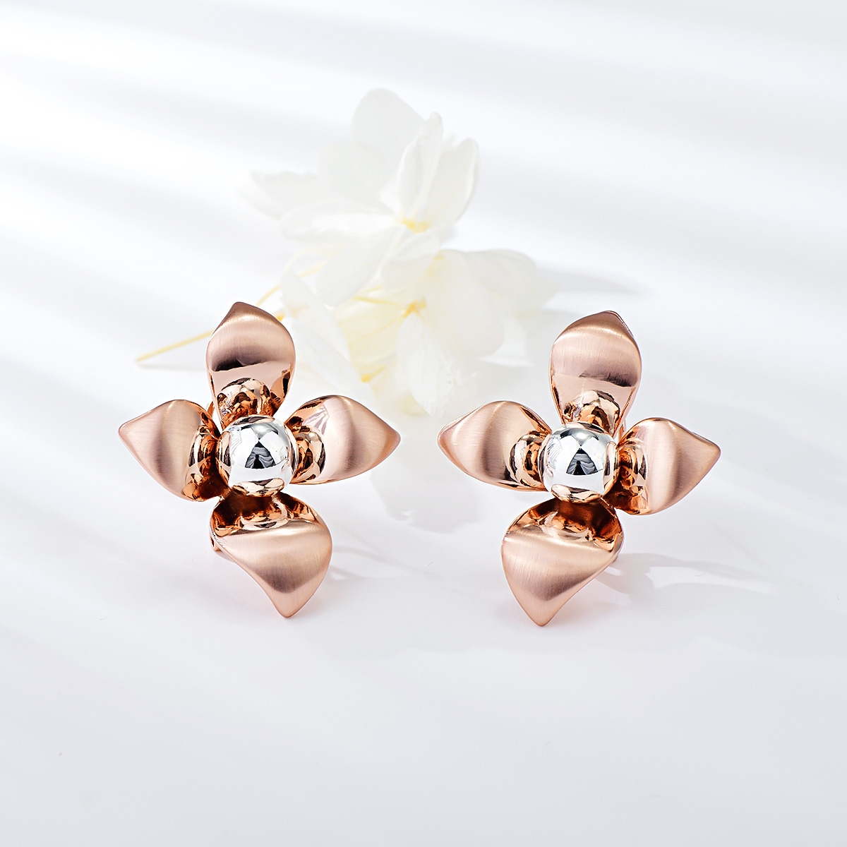 Dubai Gold Plated Stud Earrings with Speedy Delivery