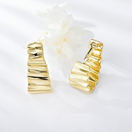 Show details for Zinc Alloy Dubai Stud Earrings in Flattering Style