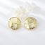Show details for Good Quality Medium Gold Plated Stud Earrings