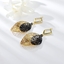 Show details for Big Gold Plated Dangle Earrings Factory Supply