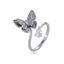 Show details for Filigree Butterfly Copper or Brass Fashion Ring