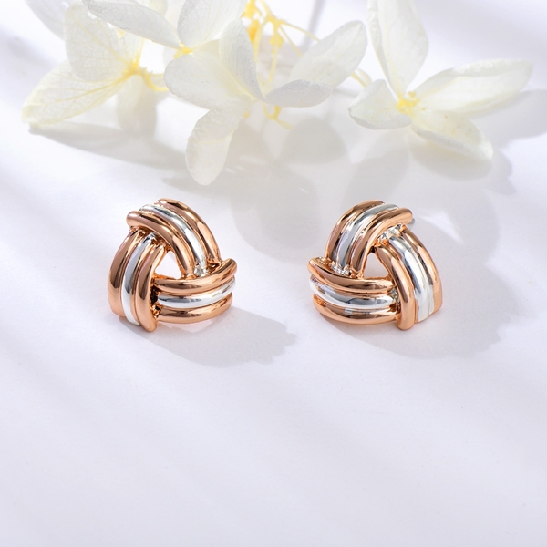 Picture of Brand New Rose Gold Plated Dubai Stud Earrings with SGS/ISO Certification