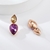 Picture of New Season Artificial Crystal Rose Gold Plated Stud Earrings for Female