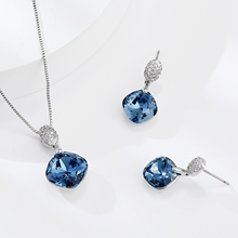 Show details for Amazing Small Artificial Crystal 2 Piece Jewelry Set