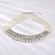 Picture of Eye-Catching White Platinum Plated Short Chain Necklace with Member Discount