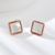 Picture of Hot Selling White Rose Gold Plated Stud Earrings from Top Designer