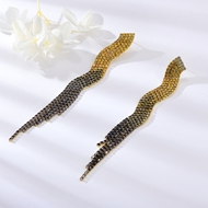 Show details for Amazing Cubic Zirconia Delicate Dangle Earrings