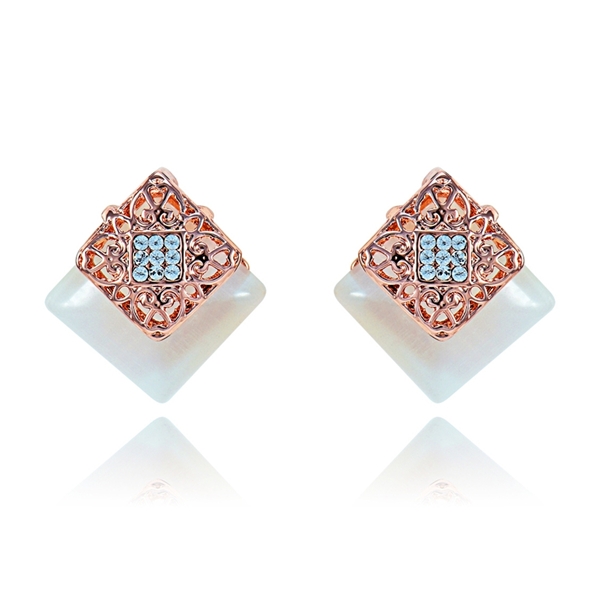 Picture of Noble Designed Rose Gold Plated Zinc-Alloy Stud