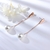 Picture of Hot Selling Rose Gold Plated Artificial Pearl Dangle Earrings with No-Risk Refund