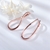 Picture of Fashionable Holiday Rose Gold Plated Dangle Earrings