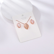 Picture of Reasonably Priced Rose Gold Plated White 2 Piece Jewelry Set from Reliable Manufacturer