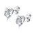 Picture of Love & Heart Small Stud Earrings with Fast Delivery
