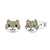 Picture of Animal Platinum Plated Stud Earrings Factory Supply