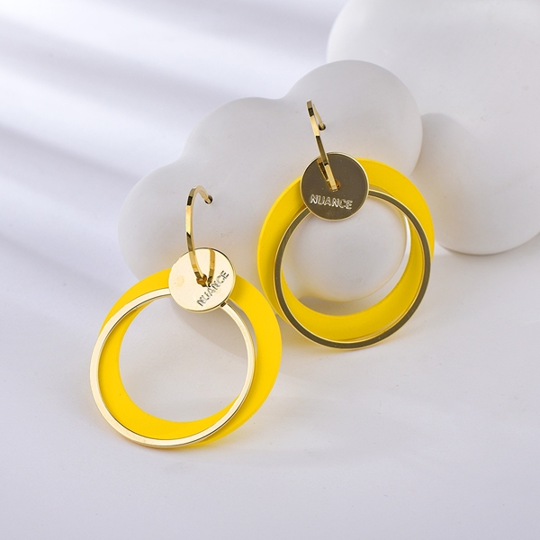 Picture of Attractive Yellow Classic Drop & Dangle Earrings For Your Occasions