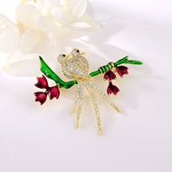 Show details for Women Copper or Brass Delicate Brooche from Top Designer