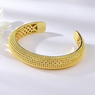 Picture of Hypoallergenic Gold Plated Copper or Brass Fashion Bangle with Easy Return
