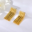 Show details for Excellent Dubai Gold Plated Dangle Earrings