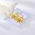 Picture of Dubai Gold Plated Big Stud Earrings in Exclusive Design