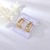 Picture of Bulk Gold Plated Big Big Stud Earrings Exclusive Online