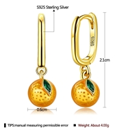 Picture of Brand New Gold Plated Small Small Hoop Earrings with SGS/ISO Certification