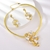Picture of Great Artificial Pearl Dubai 2 Piece Jewelry Set