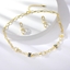 Show details for Impressive Gold Plated Shell 2 Piece Jewelry Set with Low MOQ