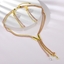 Show details for Fancy Medium Multi-tone Plated 2 Piece Jewelry Set