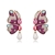 Picture of Funky Big Pink Dangle Earrings