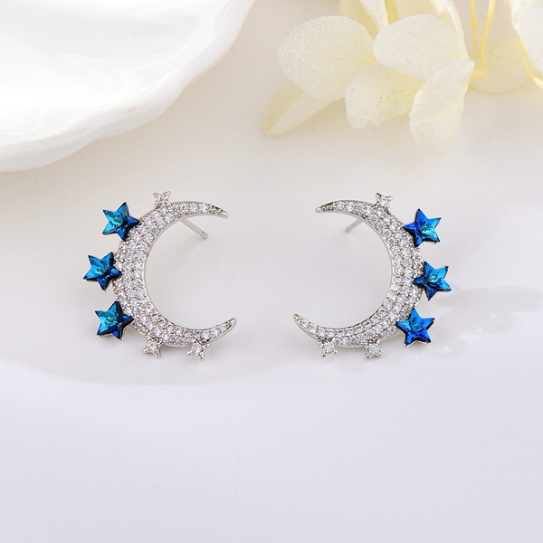 Picture of Sparkling Small Zinc Alloy Stud Earrings