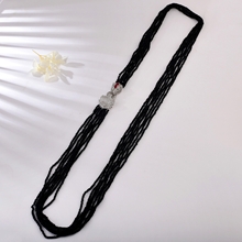 Show details for Luxury Platinum Plated Long Statement Necklace with 3~7 Day Delivery