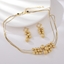 Show details for Purchase Gold Plated Zinc Alloy 2 Piece Jewelry Set Exclusive Online