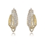 Show details for Funky Big Gold Plated Dangle Earrings