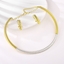 Show details for Low Cost Zinc Alloy Casual Necklace and Earring Set with Low Cost