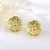 Picture of Brand New Gold Plated Zinc Alloy Stud Earrings with Full Guarantee