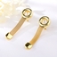 Show details for Brand New Gold Plated Big Dangle Earrings with SGS/ISO Certification