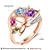 Picture of Designer Rose Gold Plated Delicate Adjustable Ring with No-Risk Return