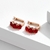 Picture of Staple Small Red Small Hoop Earrings