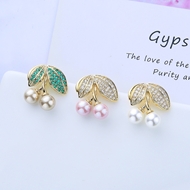 Picture of Fast Selling Pink Gold Plated Big Stud Earrings from Editor Picks