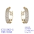 Picture of Fast Selling White Copper or Brass Big Hoop Earrings from Editor Picks