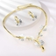 Show details for Wholesale Zinc Alloy Casual Necklace and Earring Set with No-Risk Return