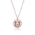 Picture of 925 Sterling Silver Rose Gold Plated Pendant Necklace From Reliable Factory