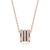 Picture of Small White Pendant Necklace with Low MOQ
