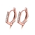 Picture of Rose Gold Plated 925 Sterling Silver Small Hoop Earrings at Great Low Price