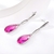 Picture of Buy Zinc Alloy Artificial Crystal Dangle Earrings with Wow Elements